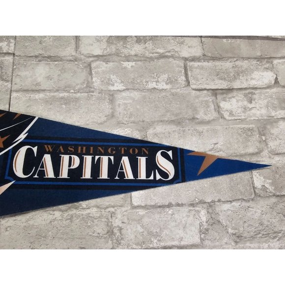 Washington Capitals WAS 1997 NHL Reverse-Retro Premium Felt Collectors PENNANT‎ - Picture 5 of 8